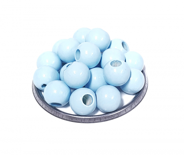 1x25 Sicherheitsperlen 12mm "babyblau"